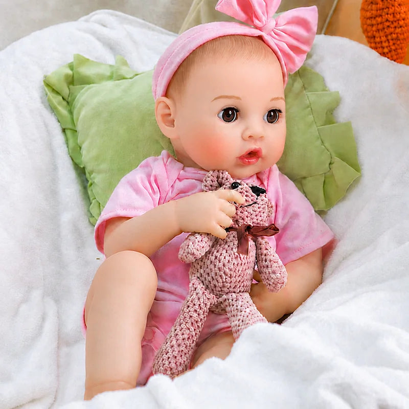 20” interactive feeding reborn baby doll