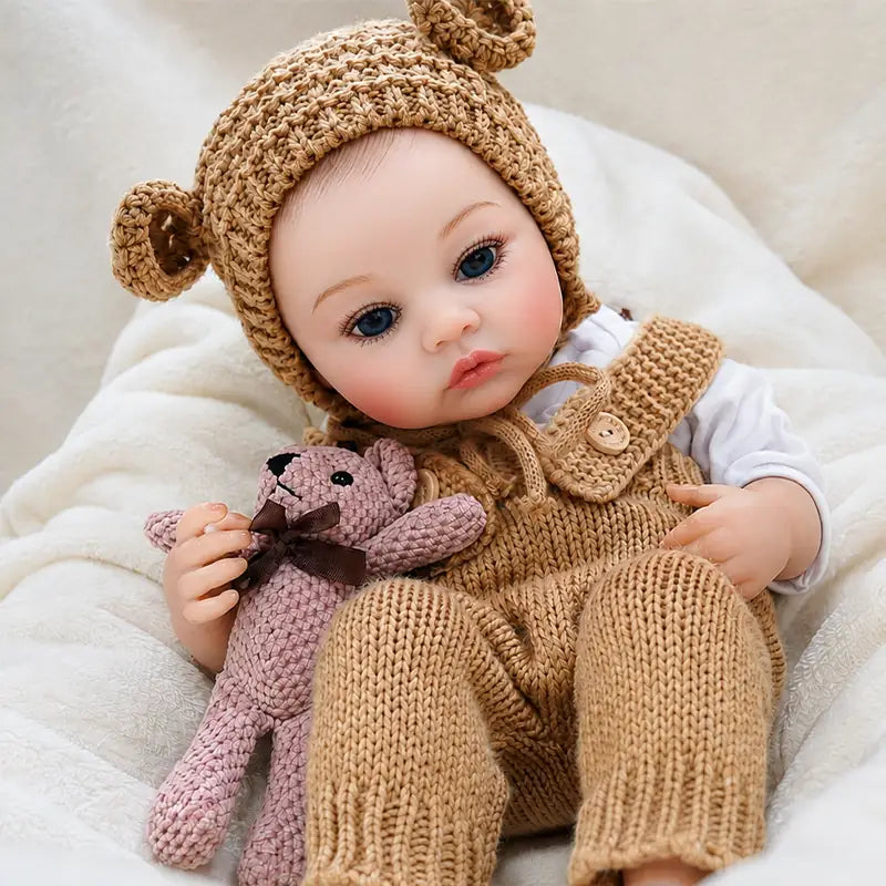 Sweet reborn baby doll designed for doll collectors, older children, gift shoppers, and anyone who enjoys lifelike baby dolls.