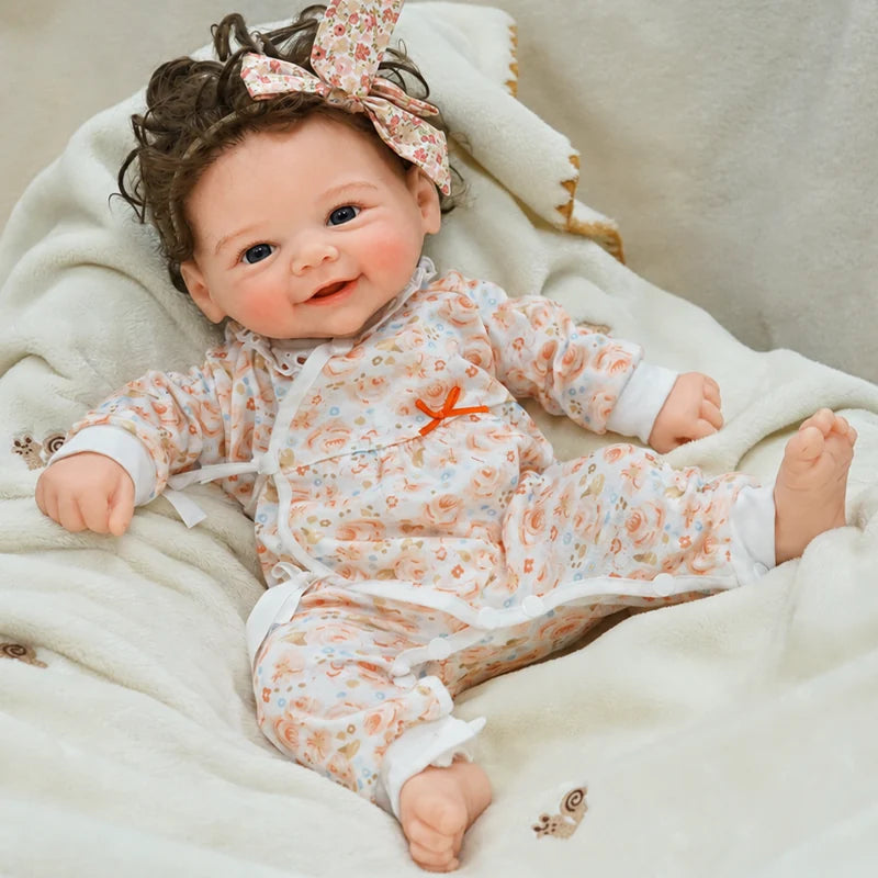 Full Silicone Reborn Baby Doll for Collectors, Reborn Doll Enthusiasts, and Imaginative Role-Play Fans 