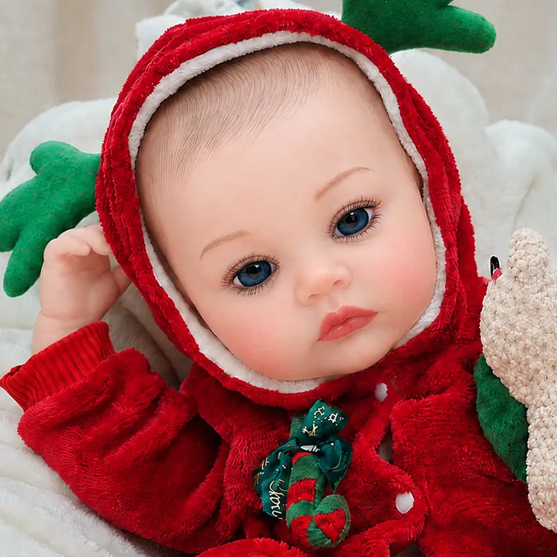 Christmas-themed reborn doll designed for collectors, doll lovers, children’s role-play, and thoughtful holiday gifting.