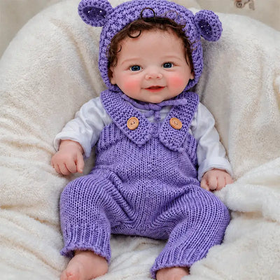 Full Silicone Reborn Baby Doll – Hand-Painted Finish with Soft, Realistic Silicone Craftsmanship