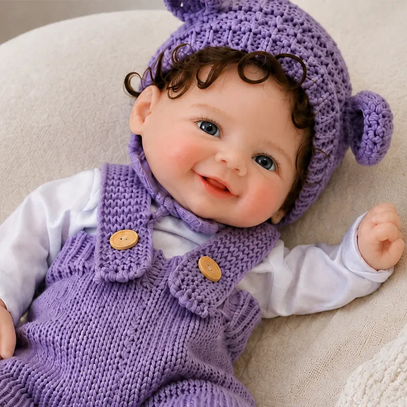 Full Silicone Reborn Baby Doll – Collectible Gift for Reborn Doll Lovers, Children and Adult Collectors