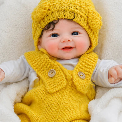 Full Silicone Reborn Baby Doll with Lifelike Features and a Soft, Realistic Touch