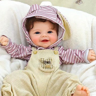 Full Silicone Reborn Baby Doll for Children, Doll Collectors, Parents, and Reborn Baby Enthusiasts