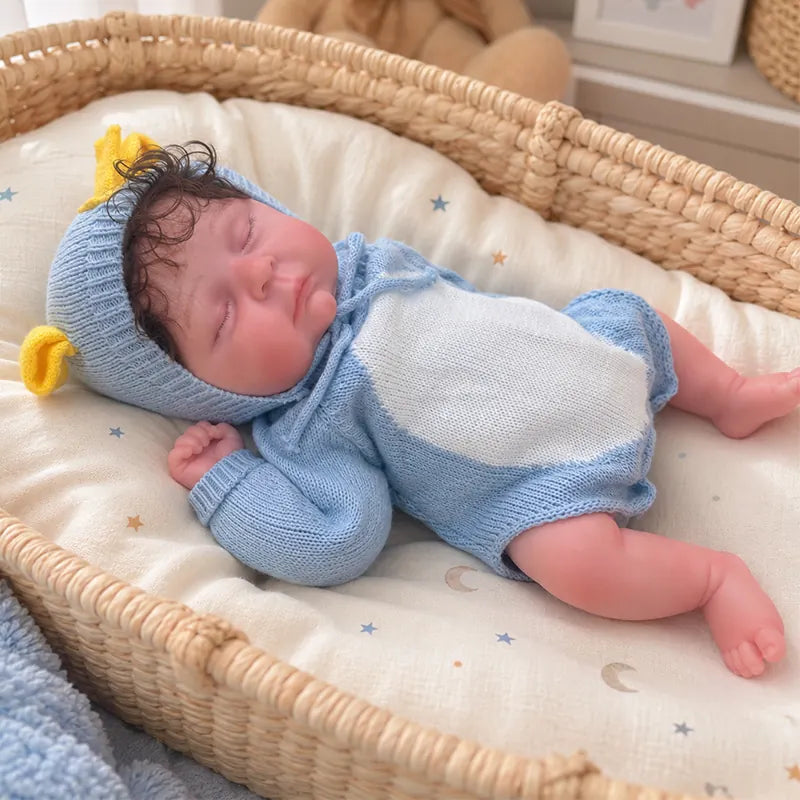 Full Silicone Reborn Baby Doll – Handcrafted from soft full-body silicone with detailed painting