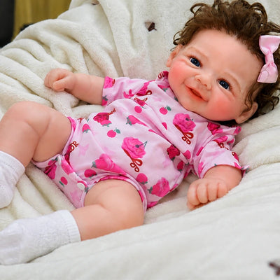 Full Silicone Reborn Baby Doll for Collectors, Reborn Doll Lovers, and Pretend-Play Enthusiasts