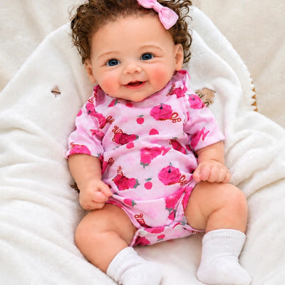 Handcrafted Full Silicone Reborn Baby Doll with Realistic Painting and Soft-Touch Skin