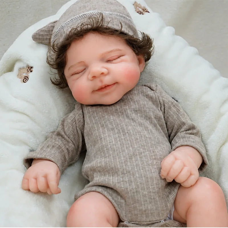 Full Silicone Reborn Baby Doll for reborn doll collectors, doll lovers, older children, and new-parent keepsake enthusiasts