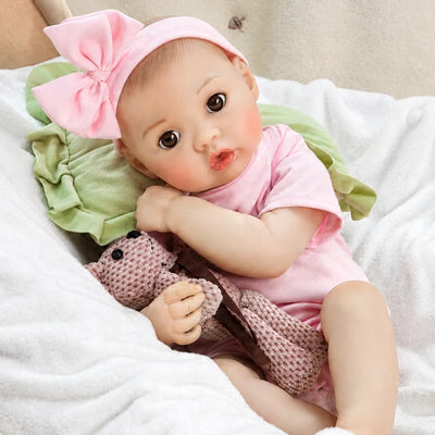 20” interactive feeding reborn baby doll